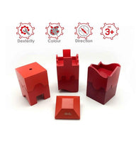Load image into Gallery viewer, Skola Toys Jigsaw Tower Red Colour Gradation