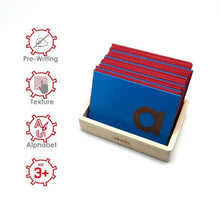 Load image into Gallery viewer, Skola Toys Sandpaper Tracing Lower Case Print Letters