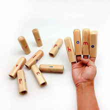 Load image into Gallery viewer, Skola Toys Alphabet Finger Puppets - Form words