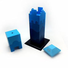 Load image into Gallery viewer, Skola Toys Jigsaw Tower Blue Colour Gradation