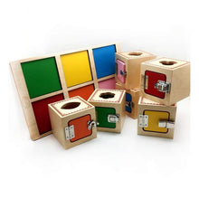 Load image into Gallery viewer, Skola Toys Geometry Lock Boxes