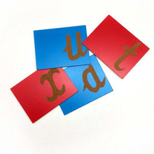 Load image into Gallery viewer, Skola Toys Sandpaper Tracing English Cursive Letters