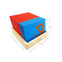 Load image into Gallery viewer, Skola Toys Sandpaper Tracing Hindi Letters