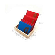 Load image into Gallery viewer, Skola Toys Sandpaper Tracing English Cursive Letters