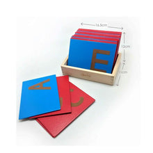 Load image into Gallery viewer, Skola Toys Sandpaper Tracing Upper Case Capital Letters