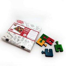 Load image into Gallery viewer, Skola Toys Locking Blocks - Interlocking Jigsaw Puzzle